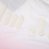 Palm Angels Gradient Letter Logo Printed Short Sleeve Couple Fashion Cotton T-shirt