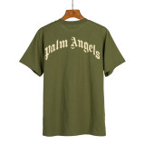 Palm Angels Decapitated Bear Print Short Sleeved T-shirt