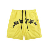 Palm Angels Logo Letter Print Shorts High Street Breathable Beach Short Pants