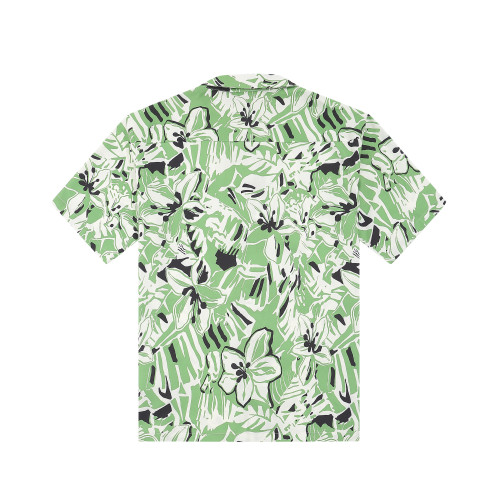 Palm Angels Printed Single Breasted Short Sleeved Shirt