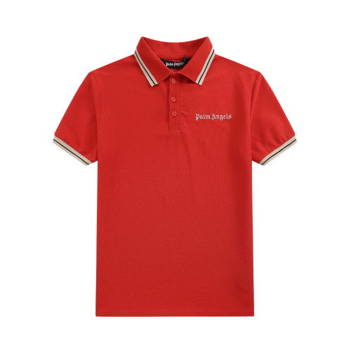 Palm Angels Classic Embroidered Logo Letter Polo Shirt