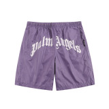 Palm Angels Logo Letter Print Shorts High Street Breathable Beach Short Pants