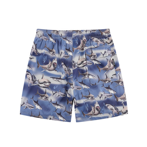 Palm Angels Fashion Shark Printed Shorts Breathable Beach Short Pants