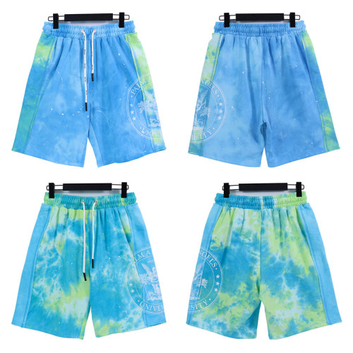 Palm Angels Gradient Tie Dyed Casual Cotton Shorts