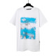 Palm Angels Classic Palm Tree Logo Letter Print Casual Short Sleeve