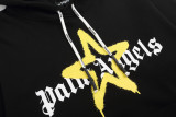 Palm Angels Star Logo Letter Print Pullover Hoodie Couple Casual Cotton Sweatshirt