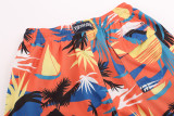 Palm Angels Palm Tree Print Casual Shorts Fashion Breathable Beach Pants