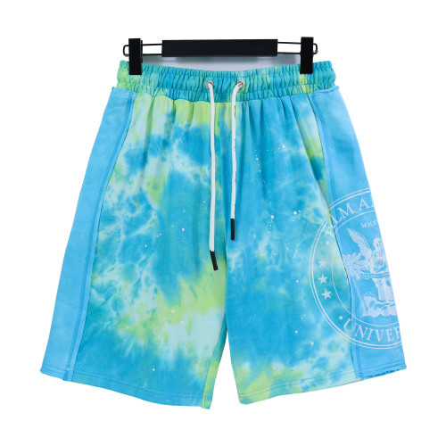 Palm Angels Gradient Tie Dyed Casual Cotton Shorts