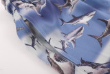 Palm Angels Fashion Shark Printed Shorts Breathable Beach Short Pants