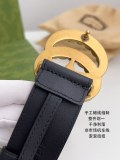 Gucci Fashion Inlaid Pearl Belt Calfskin Belt 20MM