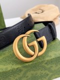 Gucci New Fashion Embossed Calfskin Belt 40MM