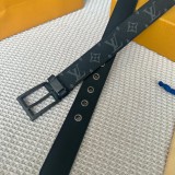 Louis Vuitton Classic Fashion Cowhide Belt 35MM