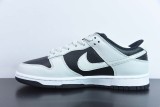 Nike SB Dunk Low Grey Panda Volt  Unisex Casual Skateboard Shoes Sneakers
