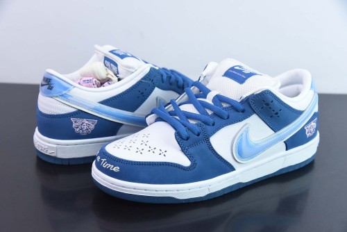 Born x Raised x NK SB Dunk Low  Unisex Casual Skateboard Shoes Sneakers
