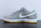 Nike SB Dunk Low Pro ISO Orange Lable Wolf Grey Gum Unisex Casual Skateboard Shoes Sneakers