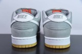 Nike SB Dunk Low Pro ISO Orange Lable Wolf Grey Gum Unisex Casual Skateboard Shoes Sneakers