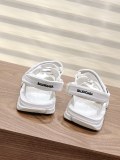 Balenciaga Beach Sandals Anti-Slip Outsole Lightweight Velcro Sandals
