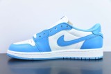Eric Koston x Dunk SB x Air Jordan 1 Low Carolina Blue  Men Sneakers Sports Basketball Shoes