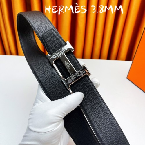 Hermes Classic Fashion Double Sided Cowhide Belt 38MM