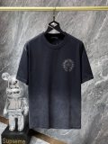 Chrome Hearts Gradient Horseshoe Cross Heavy Duty Wash Short Sleeve