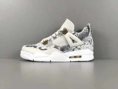 Jordan Air Jordan 4 Retro Snakeskin Men Basketball Shoes Fashion Sneakers