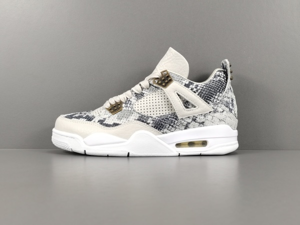 Jordan Air Jordan 4 Retro Snakeskin Men Basketball Shoes Fashion Sneakers