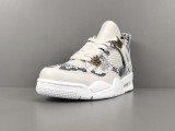 Jordan Air Jordan 4 Retro Snakeskin Men Basketball Shoes Fashion Sneakers