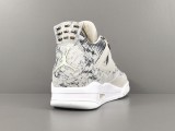 Jordan Air Jordan 4 Retro Snakeskin Men Basketball Shoes Fashion Sneakers