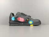 Yayoi Kusama x Louis Vuitton Trainer Classic Casual Board Shoes Men Fashion Sneakers