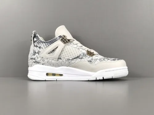 Jordan Air Jordan 4 Retro Snakeskin Men Basketball Shoes Fashion Sneakers