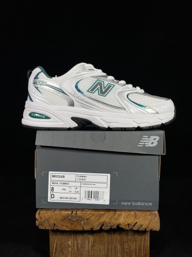 New Balance 530 Unisex Retro Casual Running Shoes Anti Slip Wear Resistance Sneakers White Green
