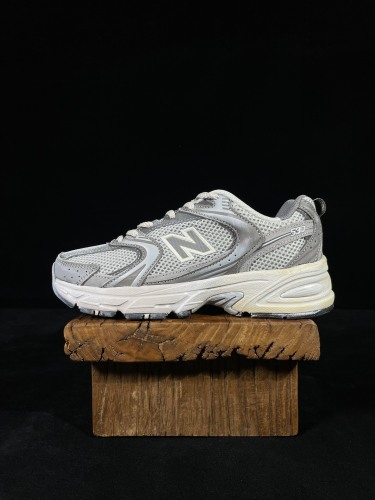 New Balance 530 Unisex Retro Casual Running Shoes Anti Slip Wear Resistance Sneakers Aged Silver Grey