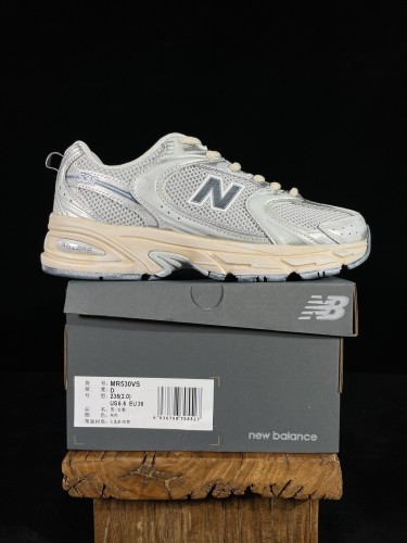 New Balance 530 Unisex Retro Casual Running Shoes Anti Slip Wear Resistance Sneakers Aged Silver