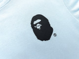 BAPE/A/Bathing Ape Classic Letter Print Short Sleeve Fashion High Street Casual T-shirt