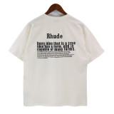 Rhude FALLING FOR YOU Loose Cotton Short Sleeved High Street Casual T-shirt