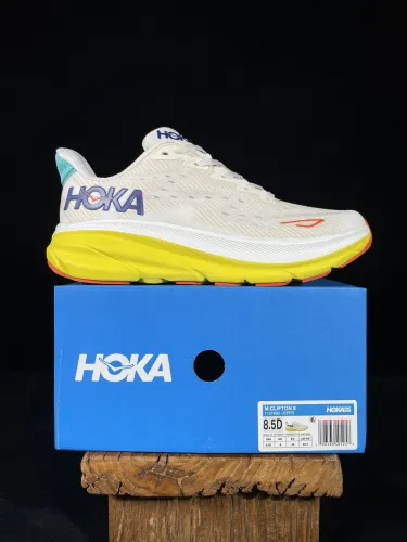 HOKA ONE ONE Clifton 9 Unisex Professional Performance Shock Absorbing Road Running Shoes Fashion Sneakers