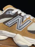 New Balance 9060 Unisex Casual Sports Running Shoes Brown-Blue Fashion Sneakers Yellow