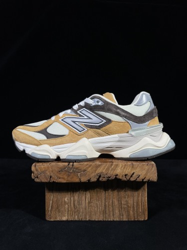 New Balance 9060 Unisex Casual Sports Running Shoes Brown-Blue Fashion Sneakers Yellow