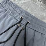 Chrome Hearts Embossed Cross Collated Leather Embroidery Shorts High Street Casual Sports Pants