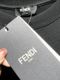 Fendi Old Floral Logo Patchwork Short Sleeve Fashion Casual Oversize Cotton T-Shirts