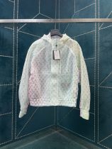 Louis Vuitton Classic Gradient Monogram Pattern Corset Jacket Unisex Fashion Hoodies Zip Jacket