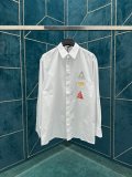 Dior Classic Space Theme Long Sleeve Shirt Jacket AsteroDior Embroidered Patches Shirt Jacket