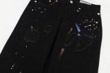 Gallery Dept Fashion Speckled InkTok Drilled Tassel Jeans