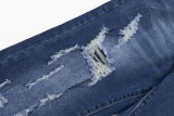 Gallery Dept High Street Distressed Jeans Straight Leg Casual Jeans