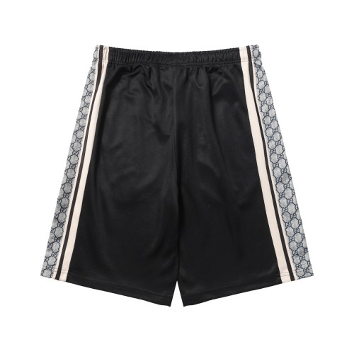 Gucci Unisex Classic Double GG Side Striped Shorts Causal Jacquard Sports Shorts