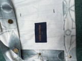 Louis Vuitton Japanese Strand-Dye themed Shows Denim Jacket Fashion Monogram Floral Pattern Jackets
