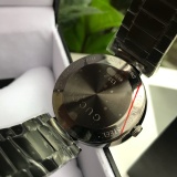 Gucci Classic Fashion Double G Logo Stainless Steel Strap Quartz Watch
