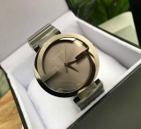 Gucci Classic Fashion Double G Logo Stainless Steel Strap Quartz Watch