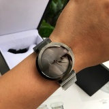 Gucci Classic Fashion Double G Logo Stainless Steel Strap Quartz Watch