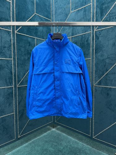 Burberry Solid Thin Breathable Funnel Neck Loose Fitting Jacket Unisex Sun Protector